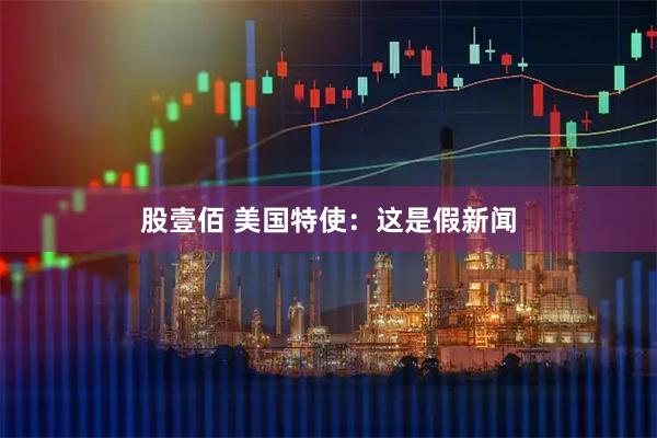 股壹佰 美国特使：这是假新闻