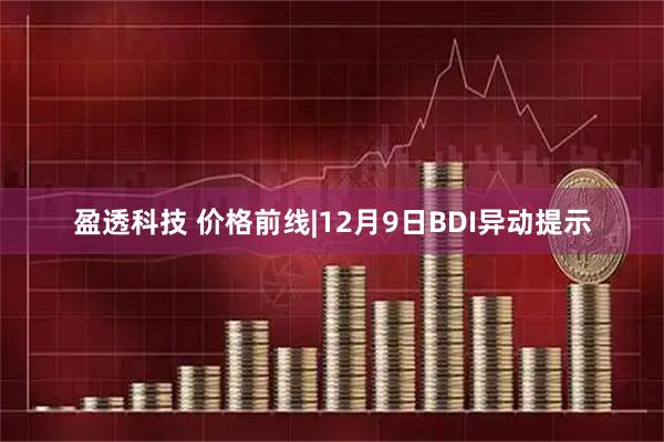 盈透科技 价格前线|12月9日BDI异动提示