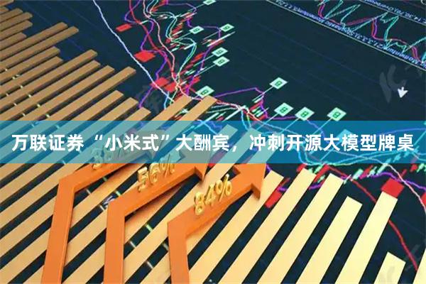 万联证券 “小米式”大酬宾，冲刺开源大模型牌桌